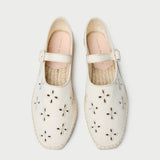 Loeffler Randall - Clover Natural Embroidered Espadrille