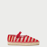 Loeffler Randall - Clover Red/Caramel Mesh Espadrille
