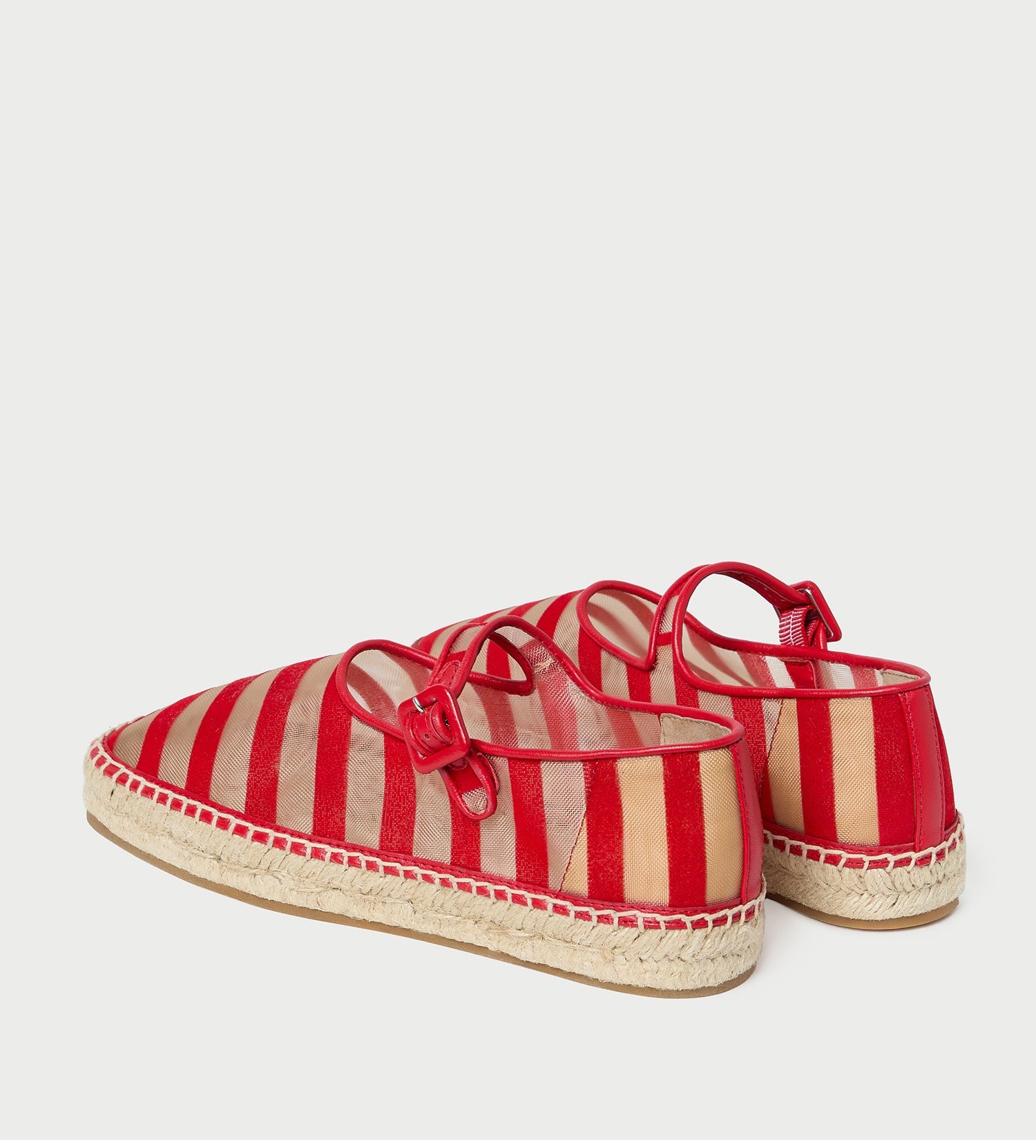 Loeffler Randall - Clover Red/Caramel Mesh Espadrille