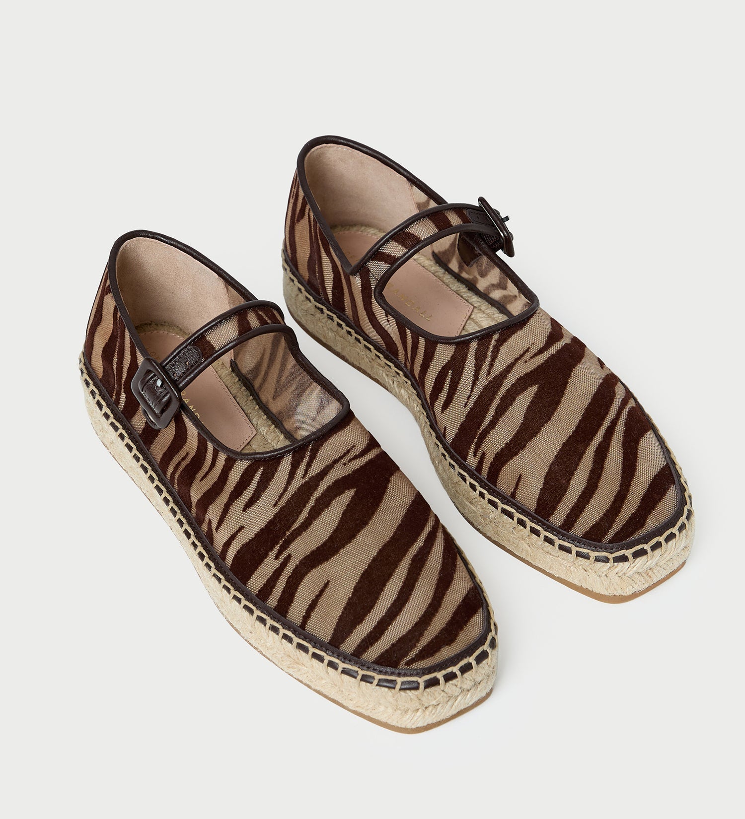 Loeffler Randall - Clover Zebra Mesh Espadrille