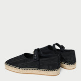 Loeffler Randall - Clover Black Moiré Espadrille