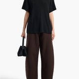 Khaite - Clover Pant in Dark Brown