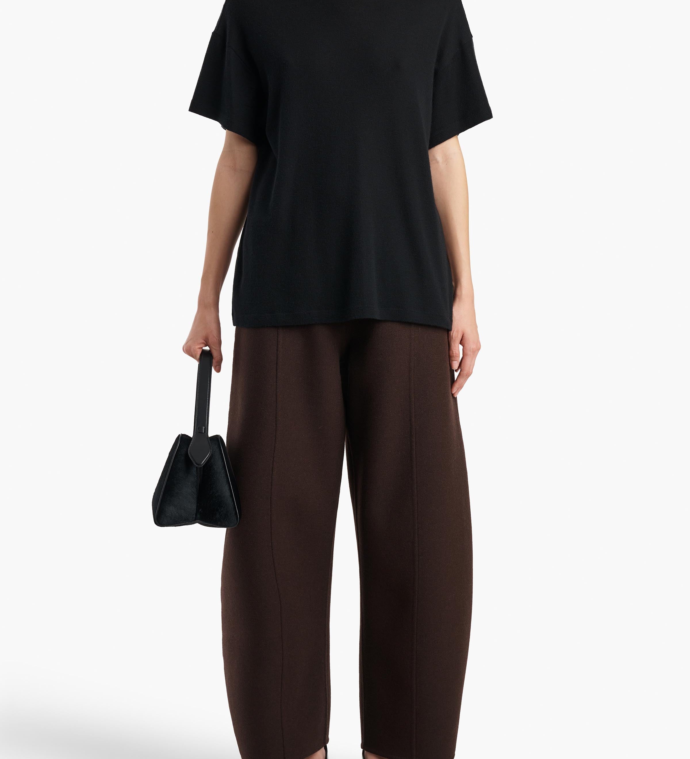 Khaite - Clover Pant in Dark Brown