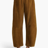 Khaite - Clover Pant in Toffee Suede