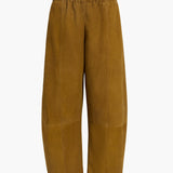 Khaite - Clover Pant in Toffee Suede