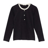 DÔEN - CLOVER TEE -- BLACK