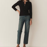DÔEN - CLOVER TEE -- BLACK