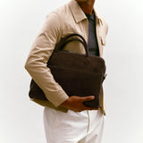 Métier - Closer Slim Suede Chocolate