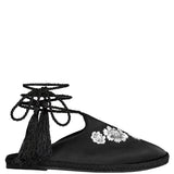 Ciao Lucia - Viani Milano X Ciao Lucia Embroidered Satin Slide