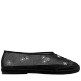Ciao Lucia - Viani Milano X Ciao Lucia Embroidered Mesh Flat