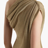 Khaite - Coast Dress in Gold