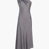 Khaite - Coast Dress in Gunmetal