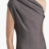 Khaite - Coast Dress in Gunmetal