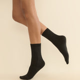 DOEN - COLLÉGIEN MERINO CASHMERE CHAMOIS CREW SOCKS