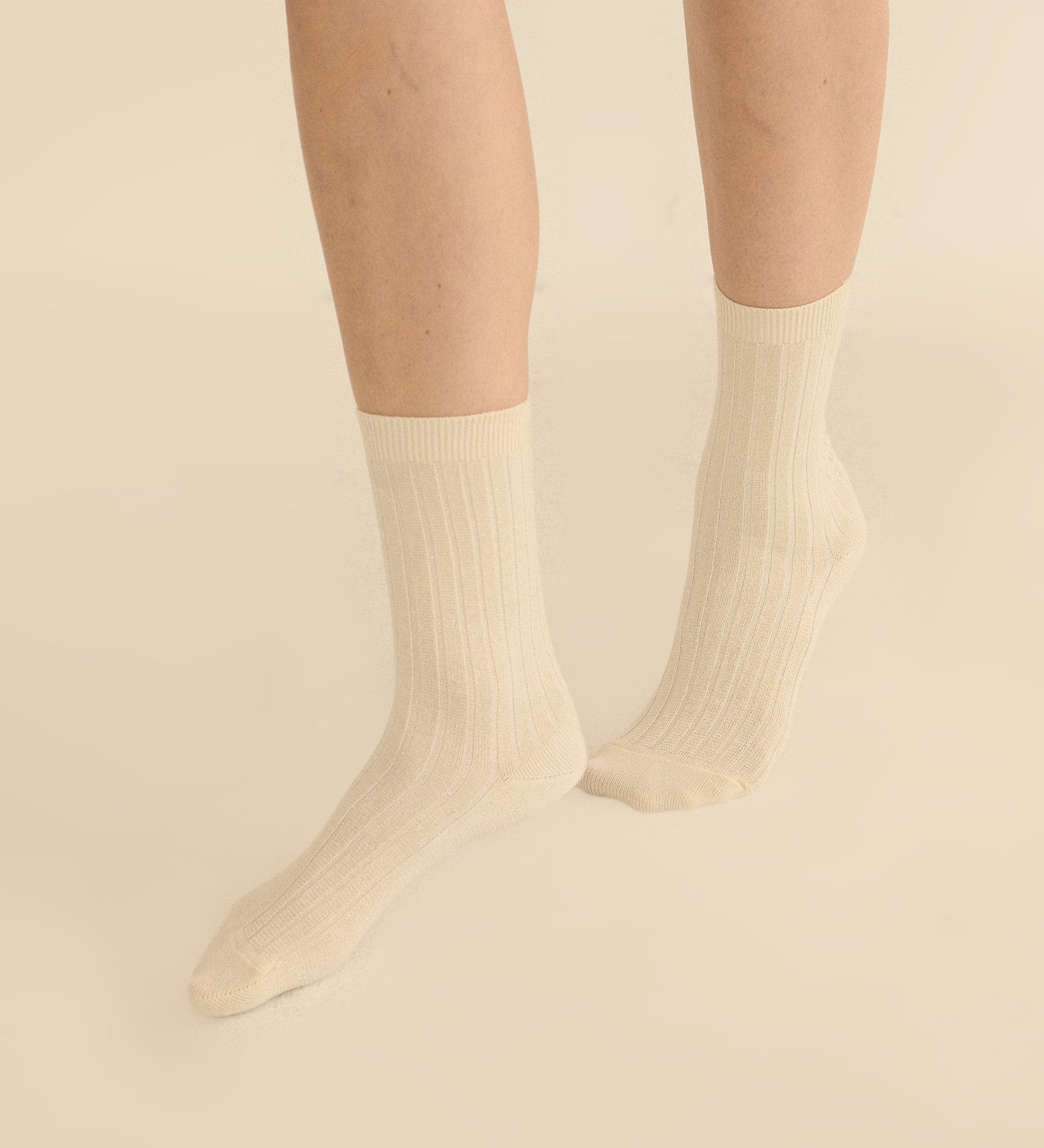 DOEN - COLLÉGIEN VICTOIRE GLITTER CREW SOCKS