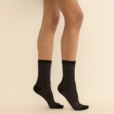DOEN - COLLÉGIEN VICTOIRE GLITTER CREW SOCKS