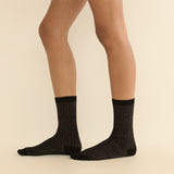 DOEN - COLLÉGIEN VICTOIRE GLITTER CREW SOCKS