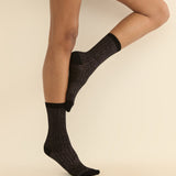 DOEN - COLLÉGIEN VICTOIRE GLITTER CREW SOCKS