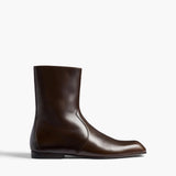 Khaite - Colt Ankle Boot in Vintage Brown Leather