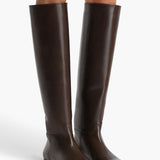 Khaite - Colt Knee-High Boot in Vintage Brown Leather