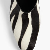 Khaite - Colt Mule in Zebra Print Haircalf