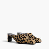 Khaite - Colt Low Mule in Hyena Print Haircalf