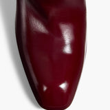 Khaite - Colt Over-the-Knee High Boot in Bordeaux Leather