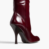 Khaite - Colt Over - the - Knee Heel Boot in Bordeaux Leather