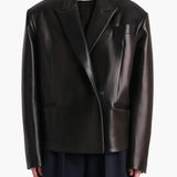 Khaite - Comair Jacket in Black Leather