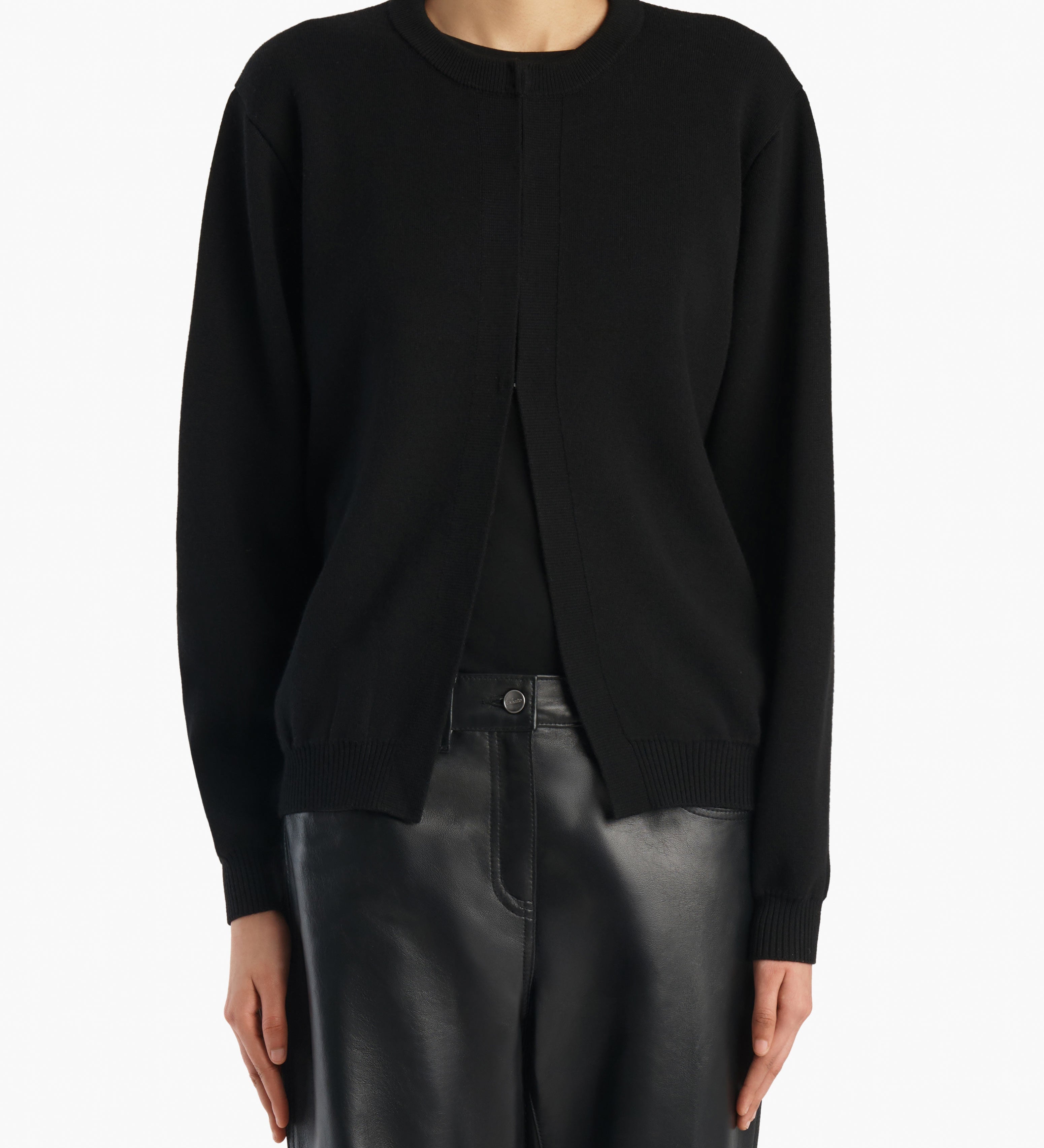 Khaite - Cooper Cardigan in Black