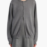 Khaite - Cooper Cardigan in Sterling