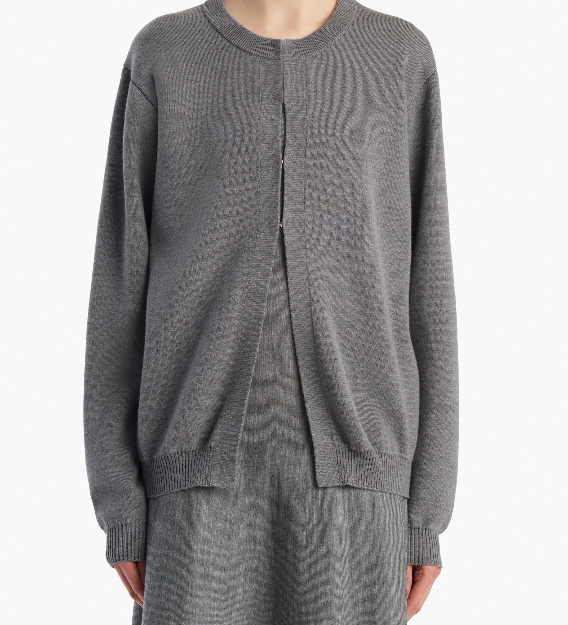 Khaite - Cooper Cardigan in Sterling