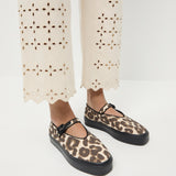 Loeffler Randall - Cooper Leopard Mary Jane Sneaker