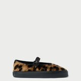 Loeffler Randall - Cooper Leopard Velvet Mary Jane Sneaker