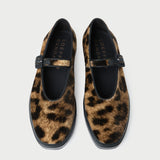 Cooper Leopard Velvet Mary Jane Sneaker in leopard print velvet.