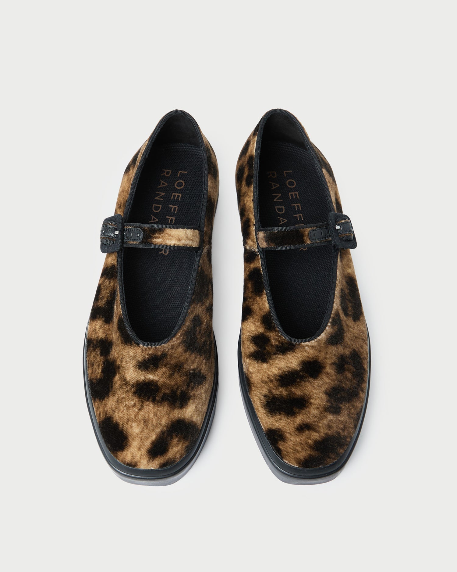 Cooper Leopard Velvet Mary Jane Sneaker in leopard print velvet.