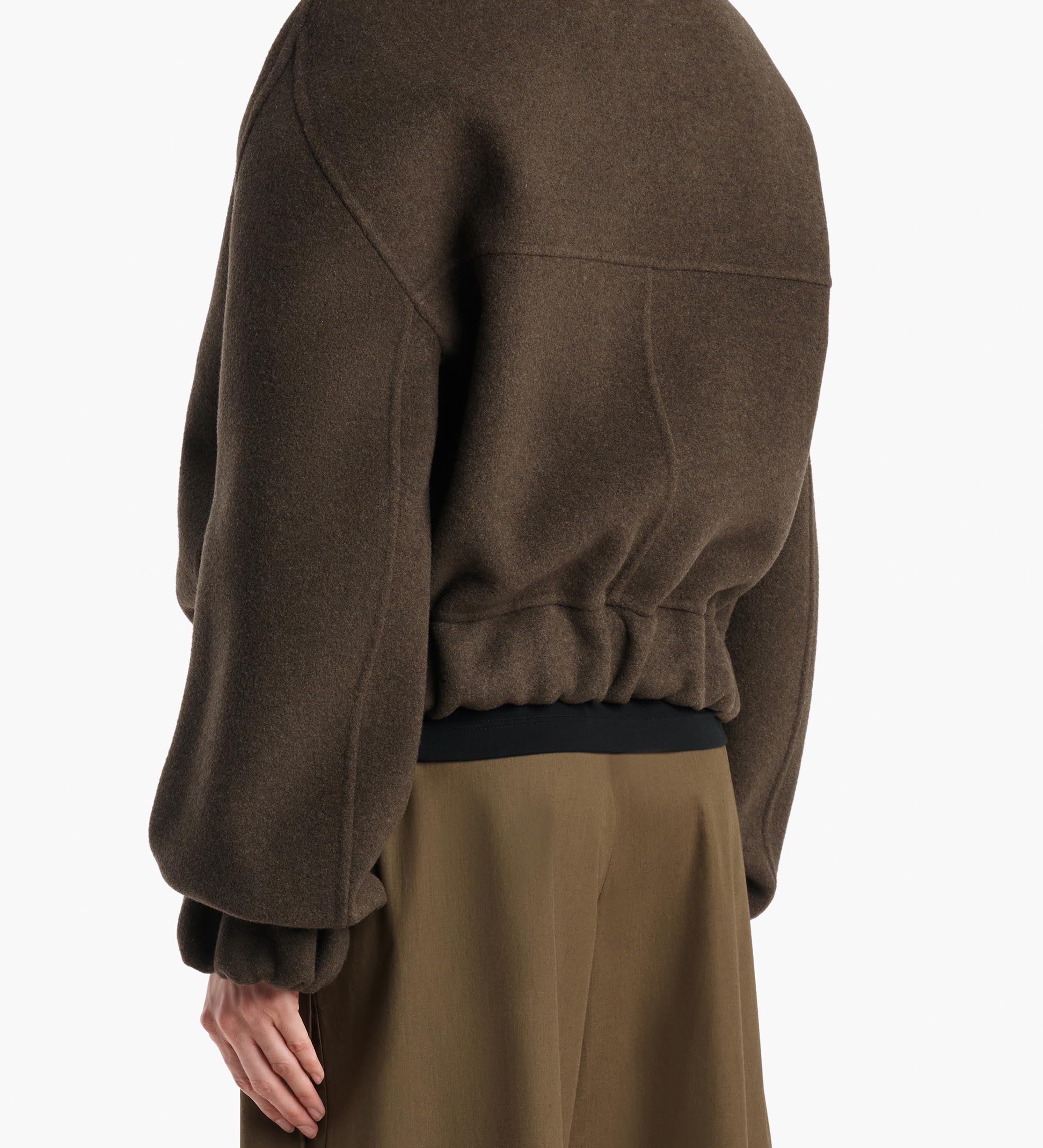 Khaite - Cordan Jacket in Army Melange
