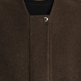 Khaite - Cordan Jacket in Army Melange