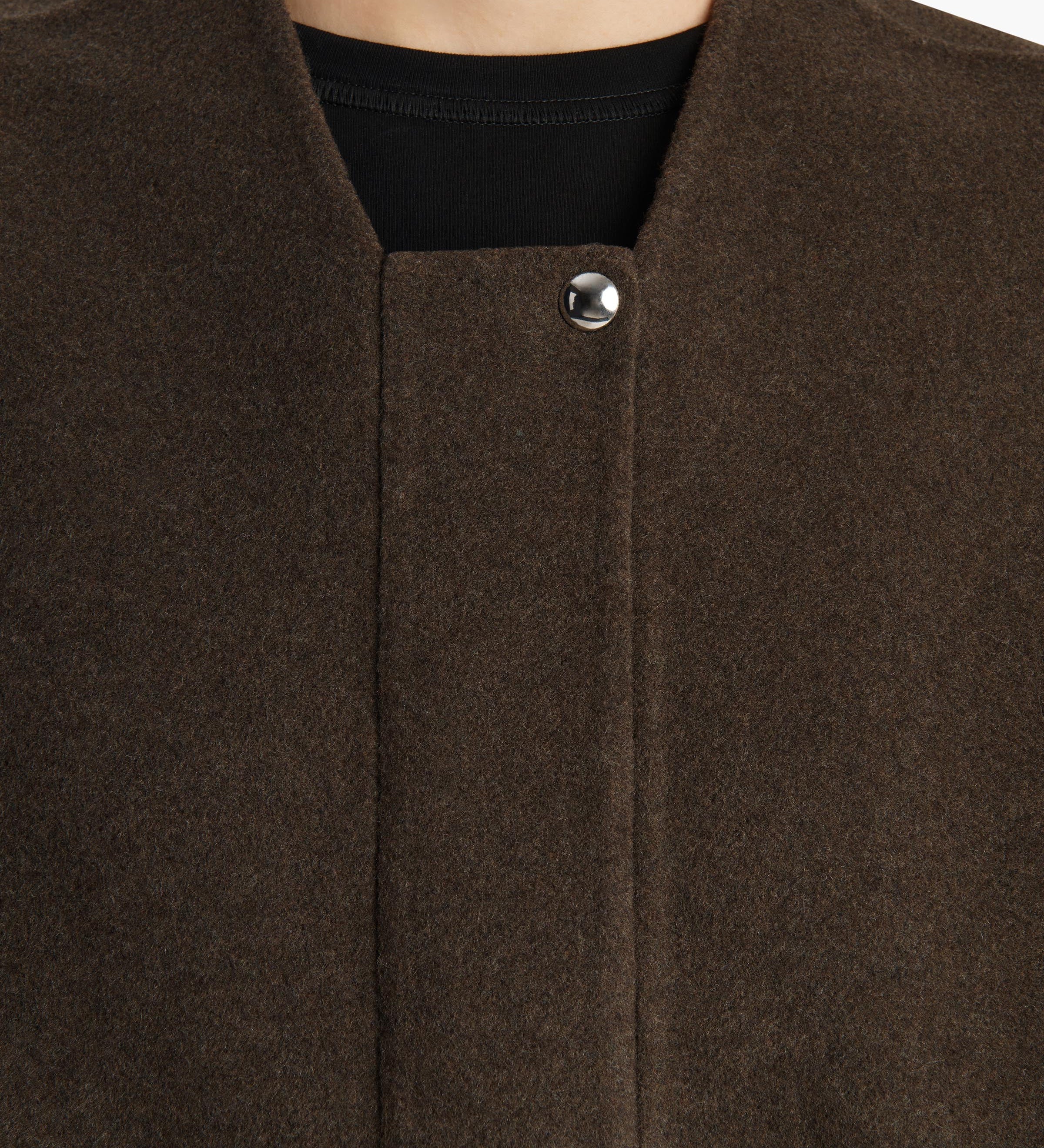 Khaite - Cordan Jacket in Army Melange