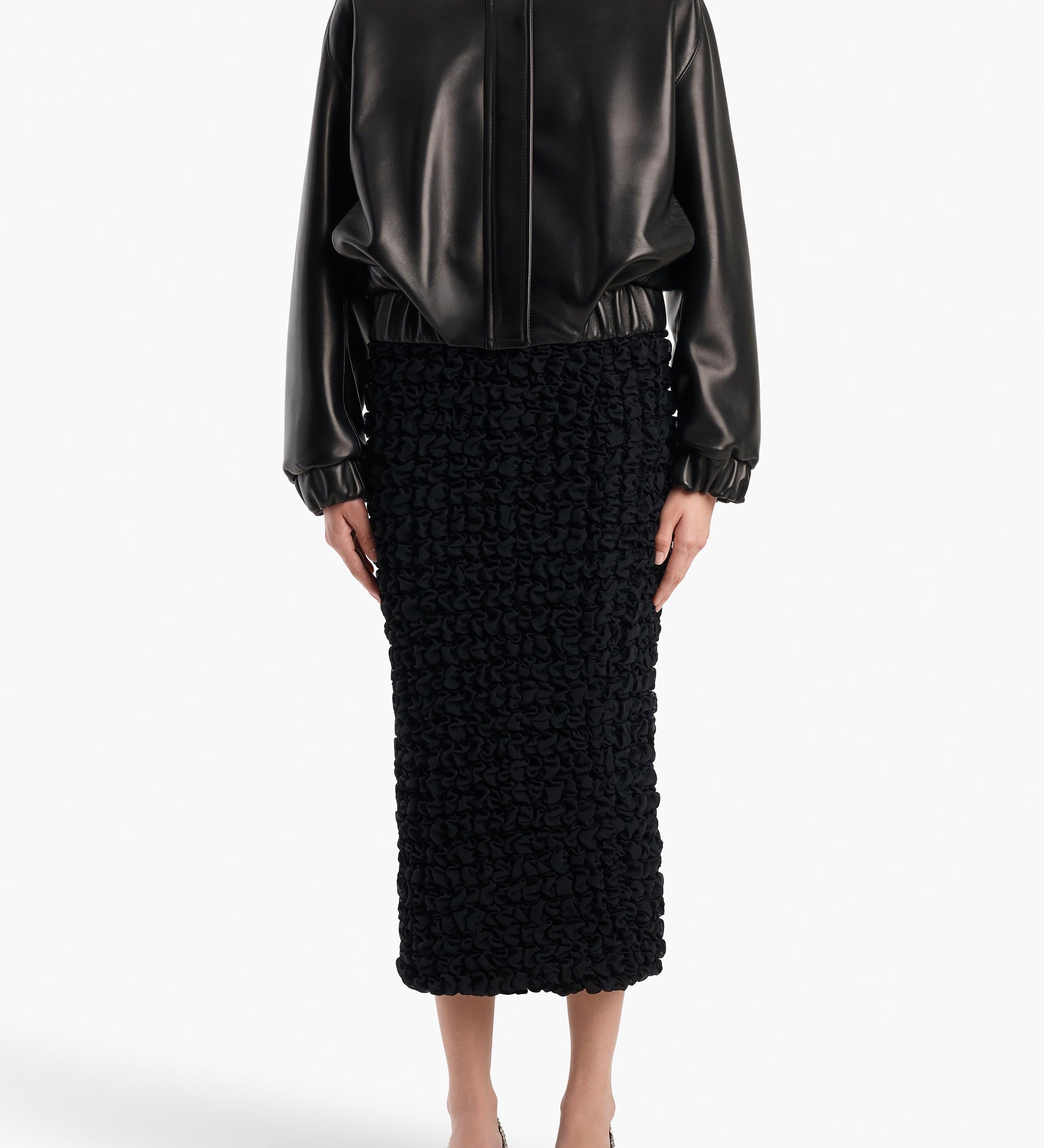 Khaite - Cordan Jacket in Black Leather