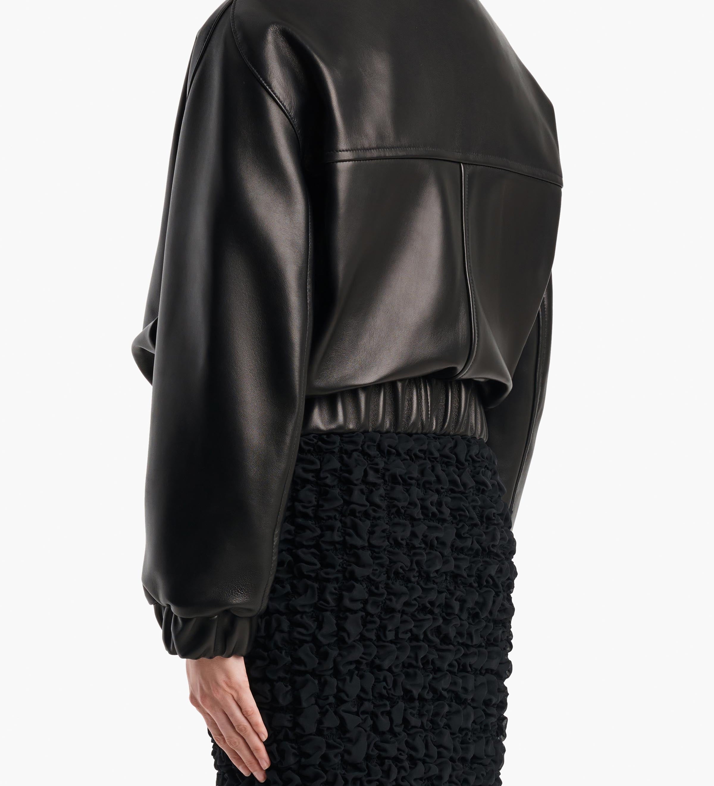 Khaite - Cordan Jacket in Black Leather