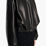 Khaite - Cordan Jacket in Black Leather