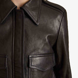 Khaite - Cordelia Jacket in Black Leather