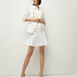 Veronica Beard - Bell Button Down Ruched Shirtdress