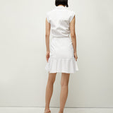 Veronica Beard - Bell Button Down Ruched Shirtdress
