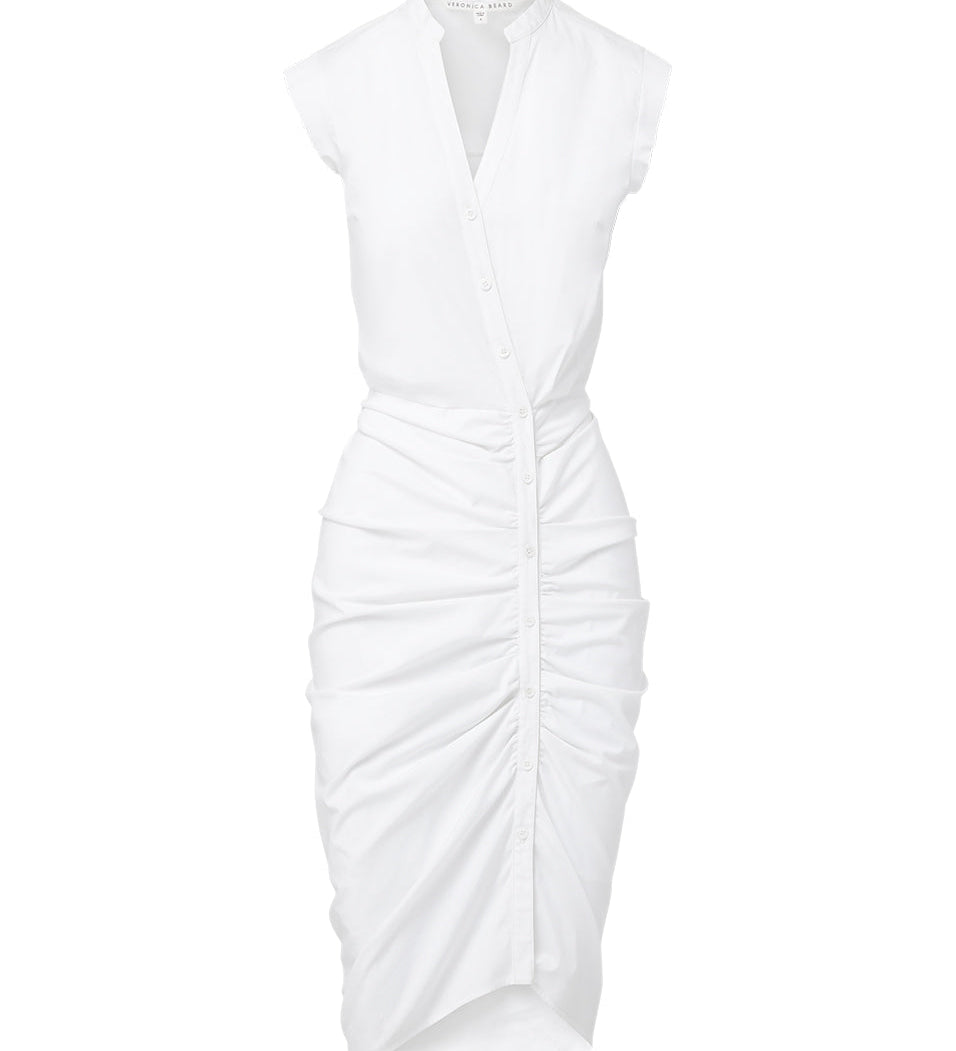 Veronica Beard - Ruched Shirtdress