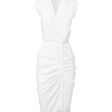 Veronica Beard - Ruched Shirtdress