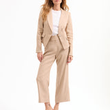Veronica Beard - Aubrie Cropped Wide - Leg Pant