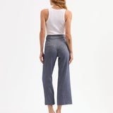 Veronica Beard - Aubrie Cropped Wide-Leg Pant
