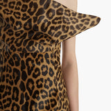 Khaite - Corinne Top in Leopard Print Haircalf